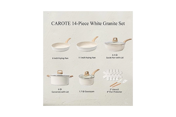 Carote 14-piece Cookware Set ban1