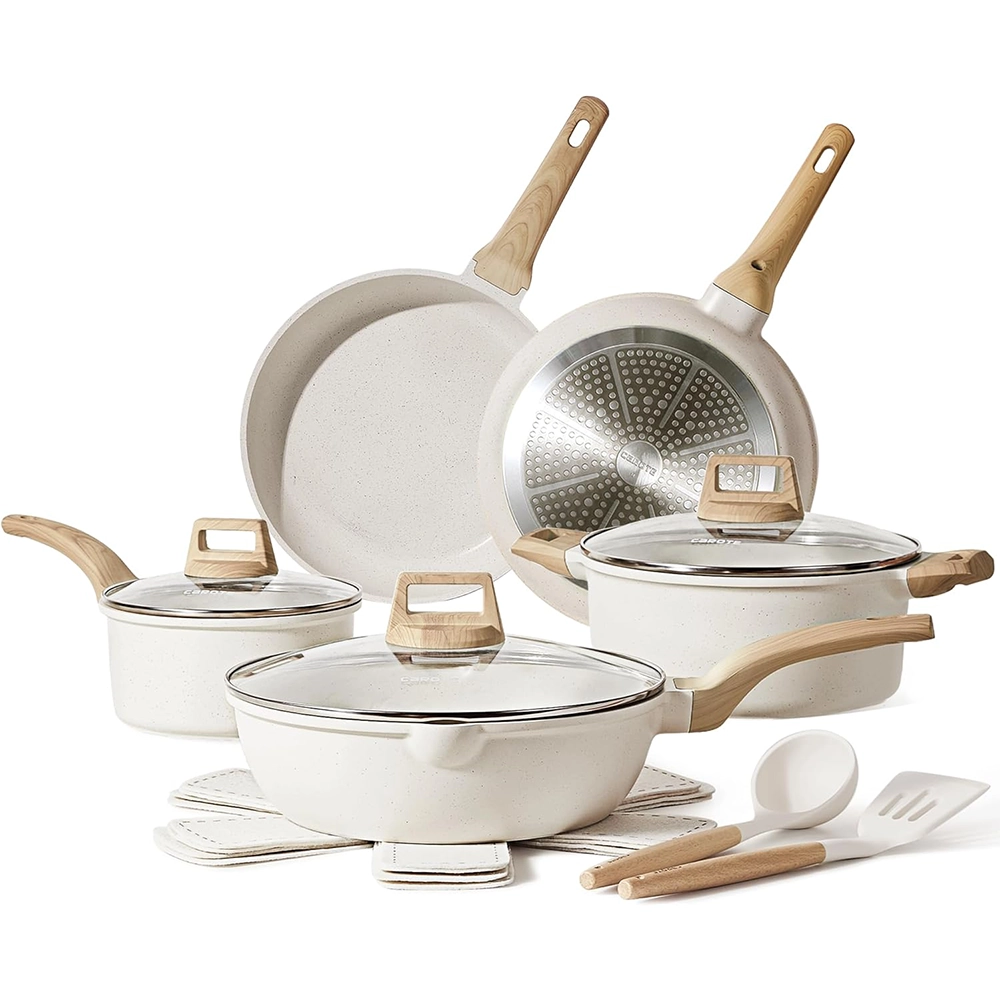 CAROTE 14-Piece Cookware Set