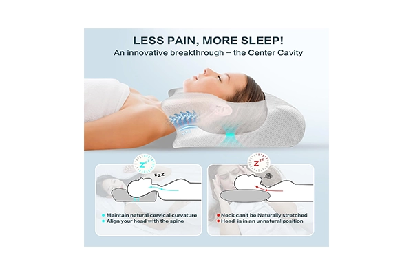 Hexus Cervical Pillow for Neck Pain Relief ban1