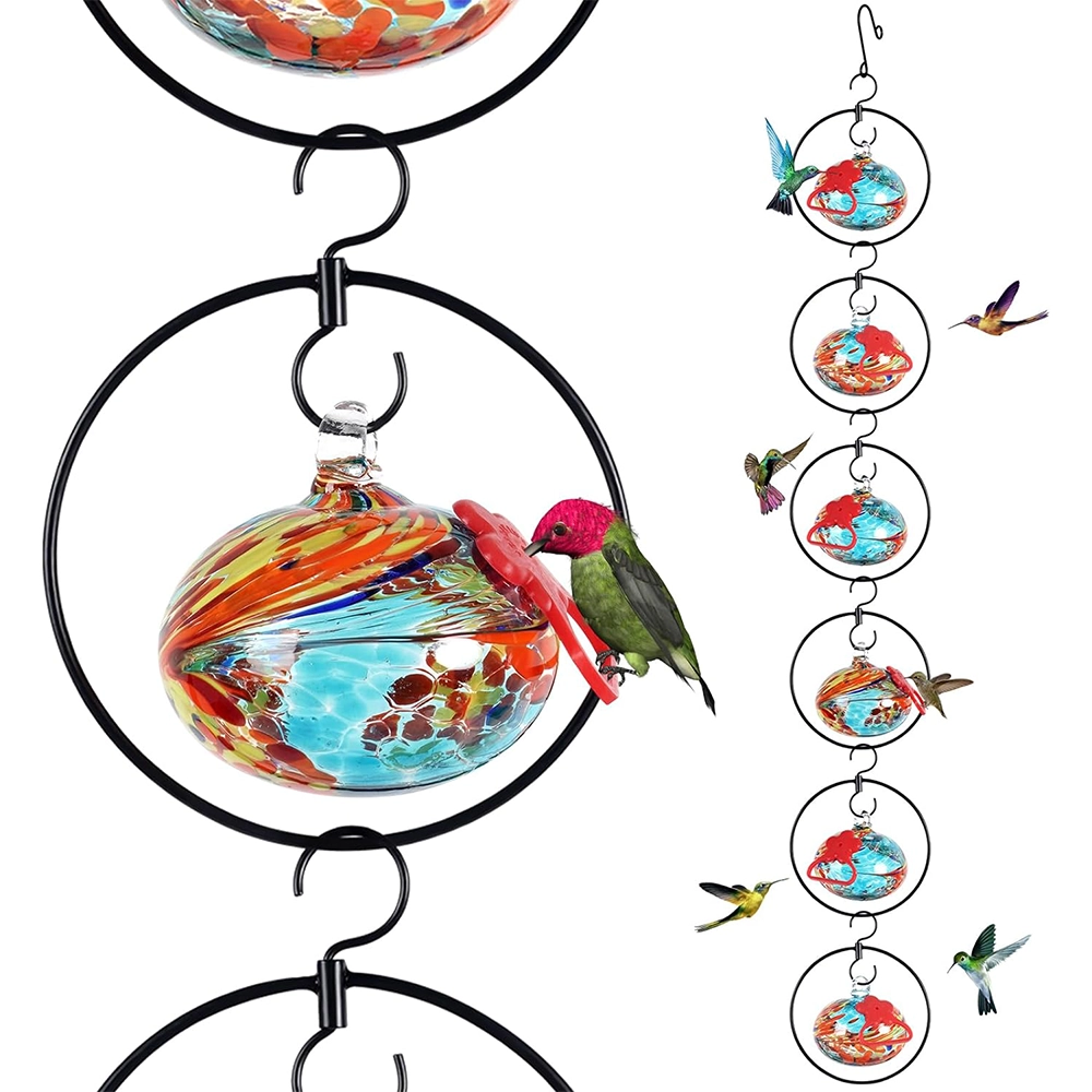 Flexible 6-Circular Hummingbird Feeder